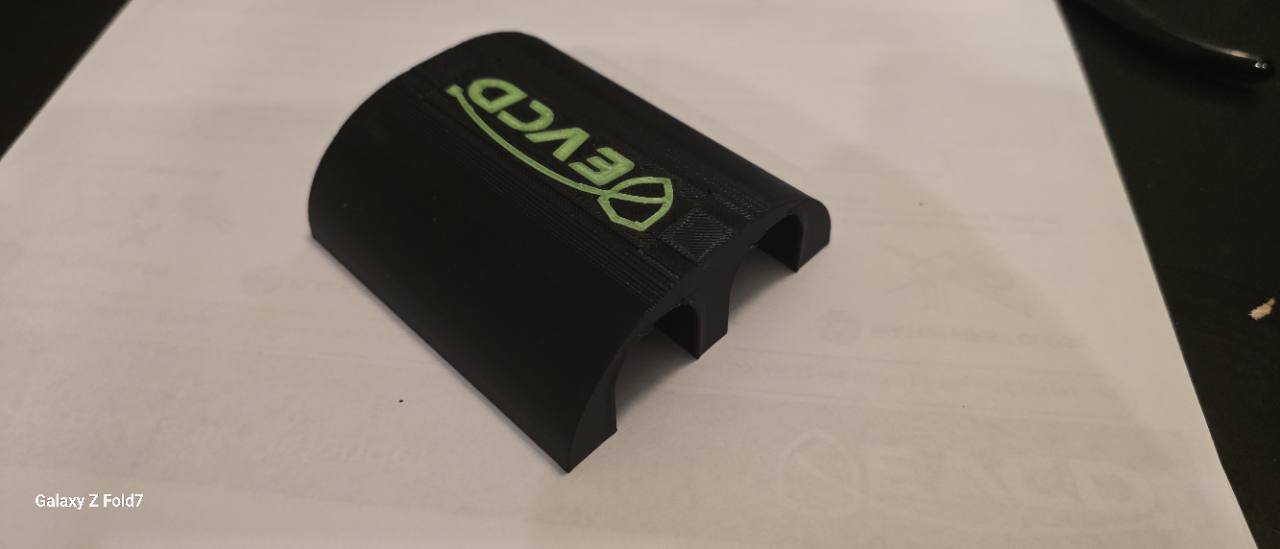 Side view showing the current EVCD Arc Duo rounded profile