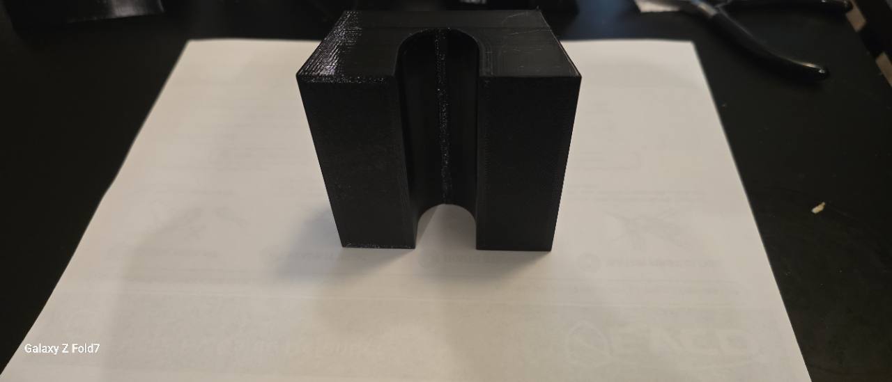 Back view showing the full open-bottom channel of the current EVCD Ridge Solo